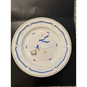Vintage NEWCOR Countryside Geese Salad Plate Cottage Core Granny